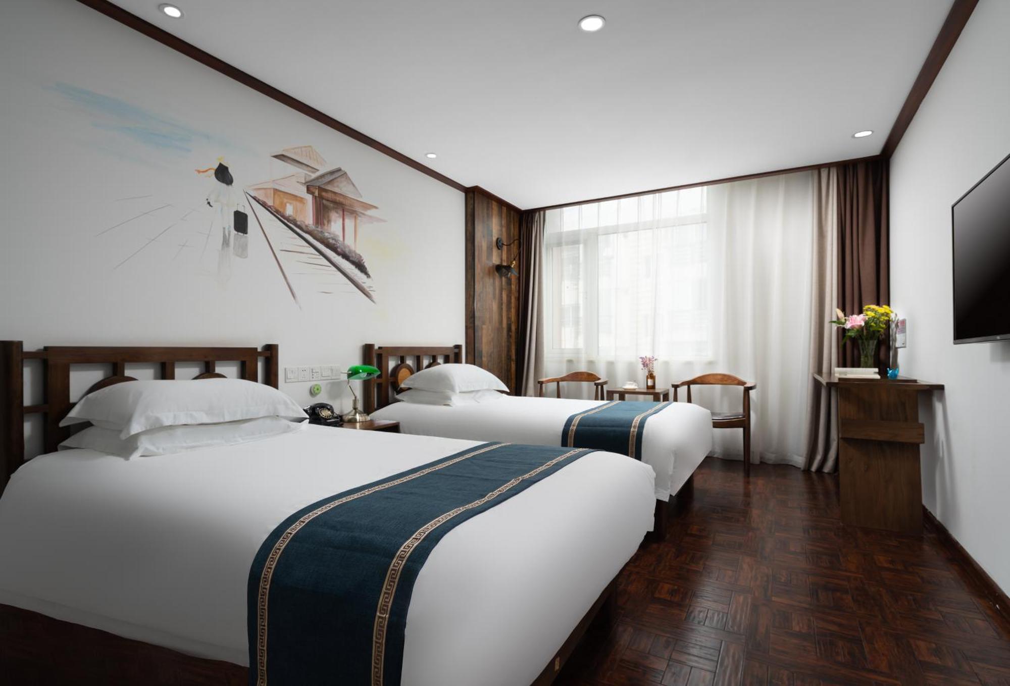 Nostalgia Hotel Near Tianjin Polar Ocean Word- Tianjin Fonte Joy World, 10 Minutes Drive Away From Tianjin Tanggu High-Speed Railway Station, Free Ice-Cream, Mineral Water, Snacks And Laundry Service, English Communication Well Exterior foto